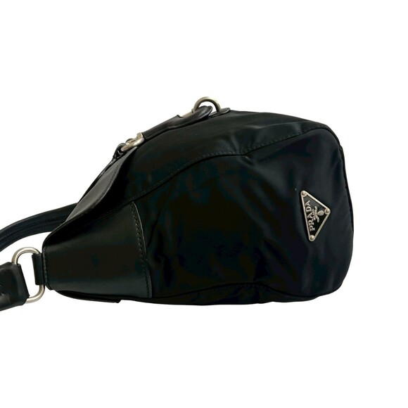 PRADA Black Leather Shoulder Bag - Picture 5 of 10